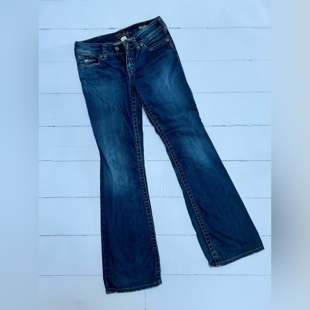 Silver Suki Jeans